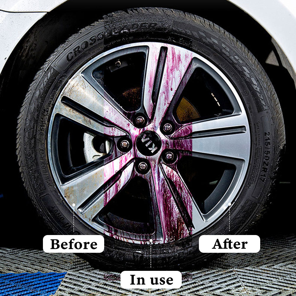車の塗装用鉄粉除去剤、ホイールリムクリーナー、ホイールとブレ - Wheel Cleaner Alloy のレビューと価格