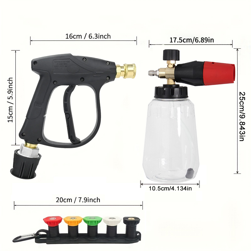 ケルヒャー互換スノーフォームランスキット - 高圧洗浄機 + - Foam Cannon Car Wash のレビューと価格