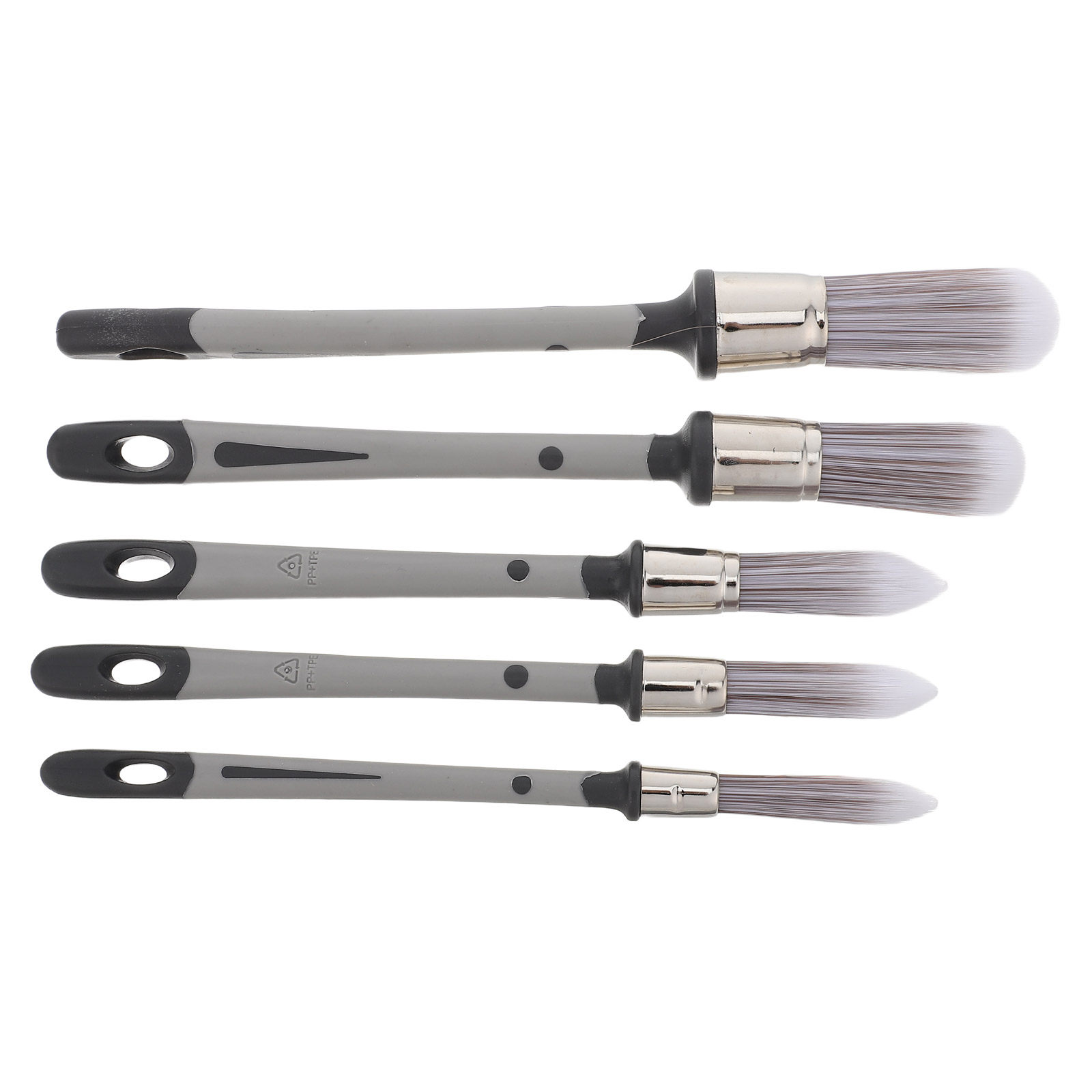 5本セット精密塗装ブラシセット、細い先端の丸型ブラシ、コーナ - Detailing Brush Set のレビューと価格