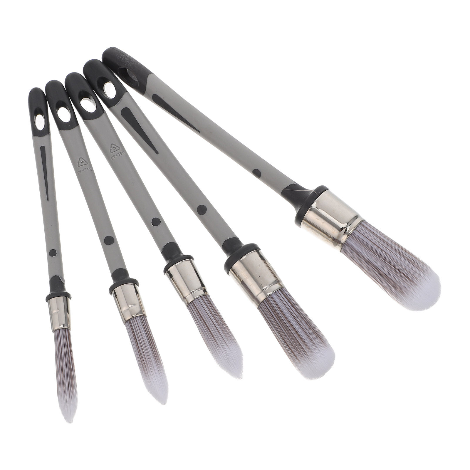 5本セット精密塗装ブラシセット、細い先端の丸型ブラシ、コーナ - Detailing Brush Set のレビューと価格